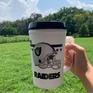 🏈 VINTAGE NFL Oakland Raiders 22oz Insulated Cup